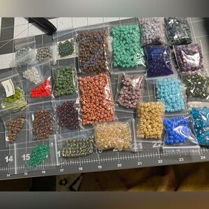 Czech Pellet Bead Bundle (26 packs as shown)